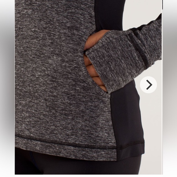 Lululemon Star Runner Pullover Black Size 8 - Picture 4 of 16